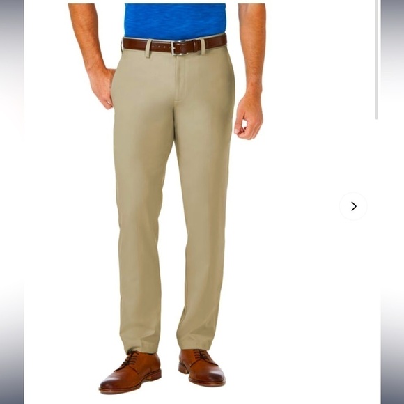 Haggar Other - Haggar Cool 18‎ Pro Flex Straight Fit Golf Pants Khaki